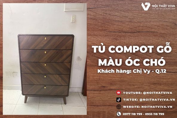 Giao Lắp Tủ 5 Ngăn Kéo chị Vy - Quận 12 Hiện Đại Và Tiện Ích