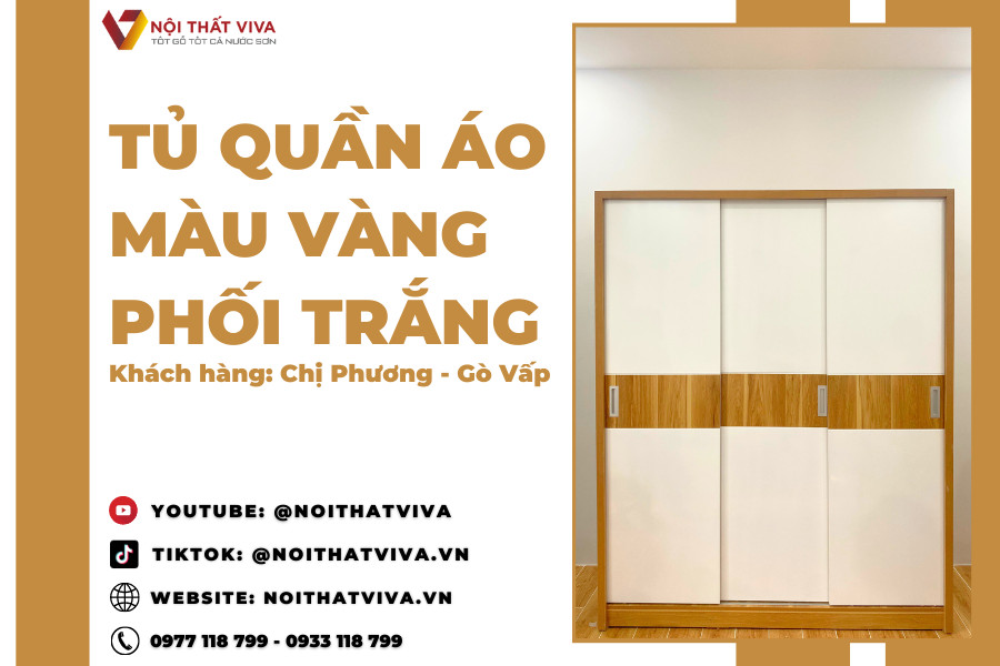 Giao Lắp Tủ Áo Lùa 3 Cánh "Chị Phương - Gò Vấp" Hiện Đại và Chất Lượng