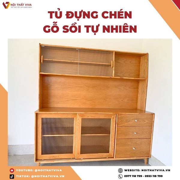 Giao Lắp Tủ Chén Bát Bằng Gỗ - Sự Sang Trọng Và Tiện Nghi Trong Bếp