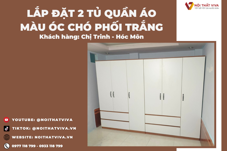 Giao Lắp Tủ Đựng Đồ Quần Áo Chị Trinh - Hóc Môn Lựa Chọn Sáng Suốt