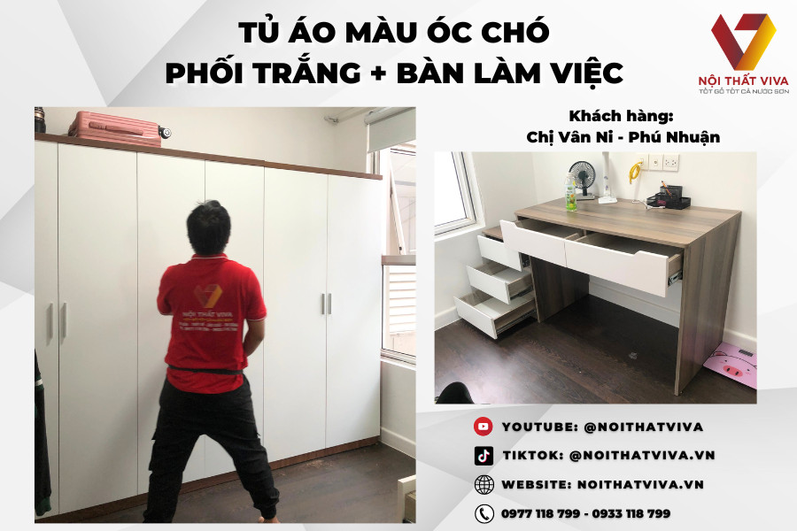 Giao Lắp Tủ Đựng Quần Áo Gỗ Công Nghiệp "chị Vân Ni - Phú Nhuận"