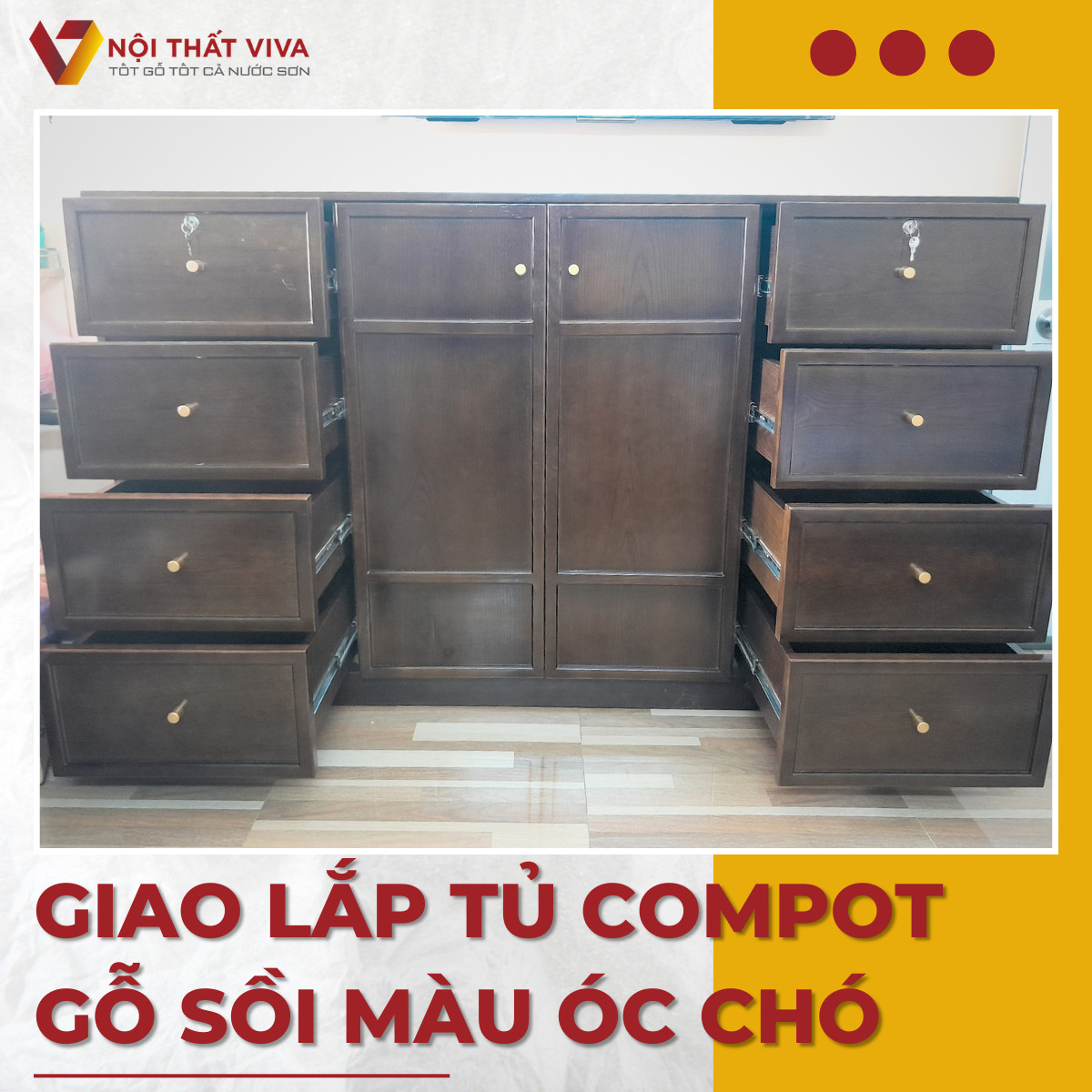 Giao Lắp Tủ Đựng Quần Áo Ngăn Kéo Thiết Kế Đa Năng Với Mọi Không Gian