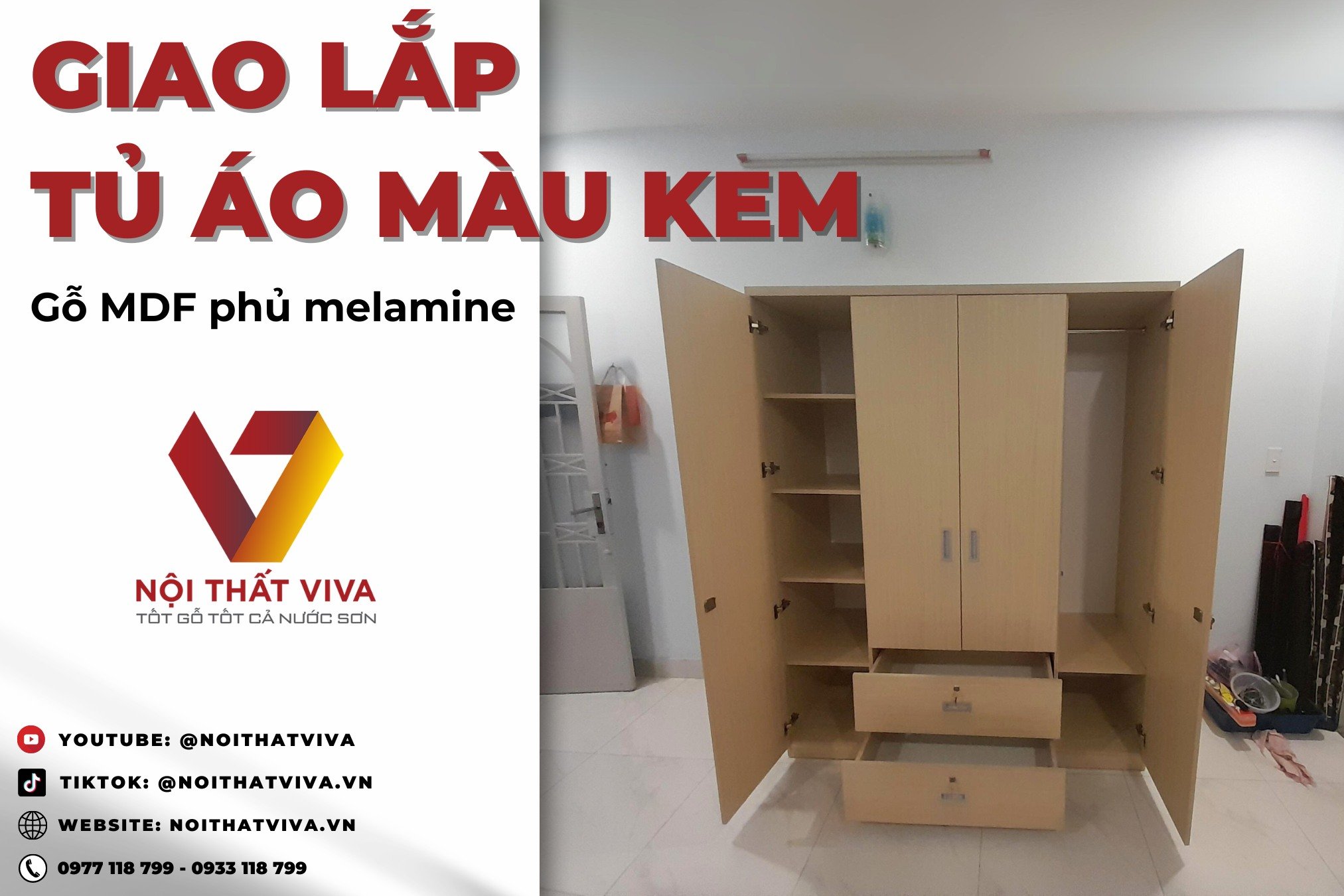 Giao Lắp Tủ Gỗ Đựng Quần Áo Đẹp Hiện Đại, Tiện Lợi, Và Phong Cách