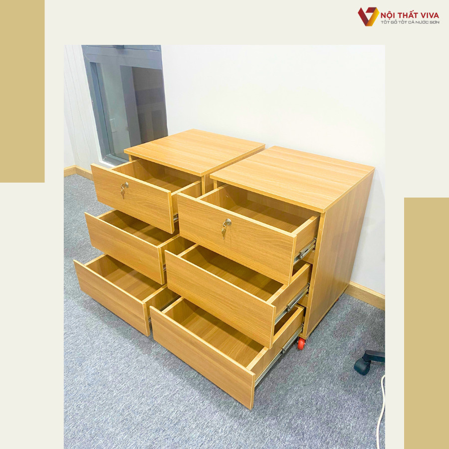 Giao Lắp Tủ Hồ Sơ Bằng Gỗ MDF Phủ Melamine Cao Cấp Chi Ngân - Quận 3 