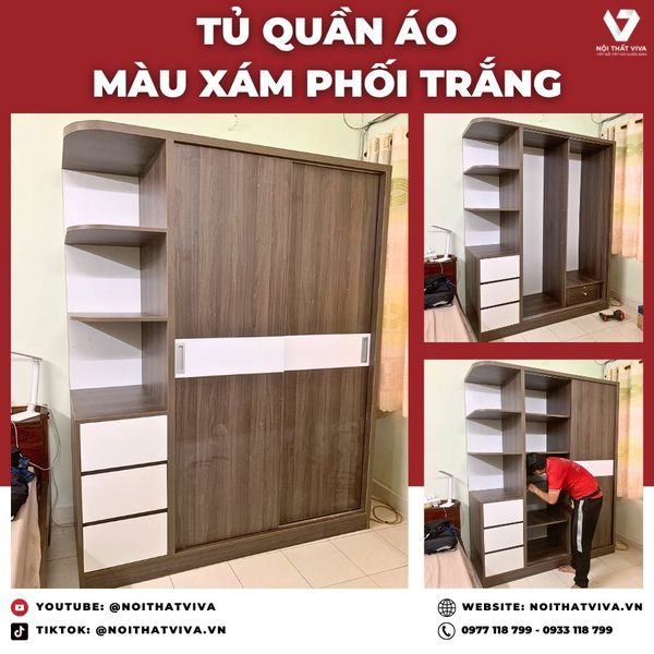 Giao Lắp Tủ Quần Áo Cửa Lùa Đẹp Giải Pháp Tiện Ích Cho Không Gian Sống