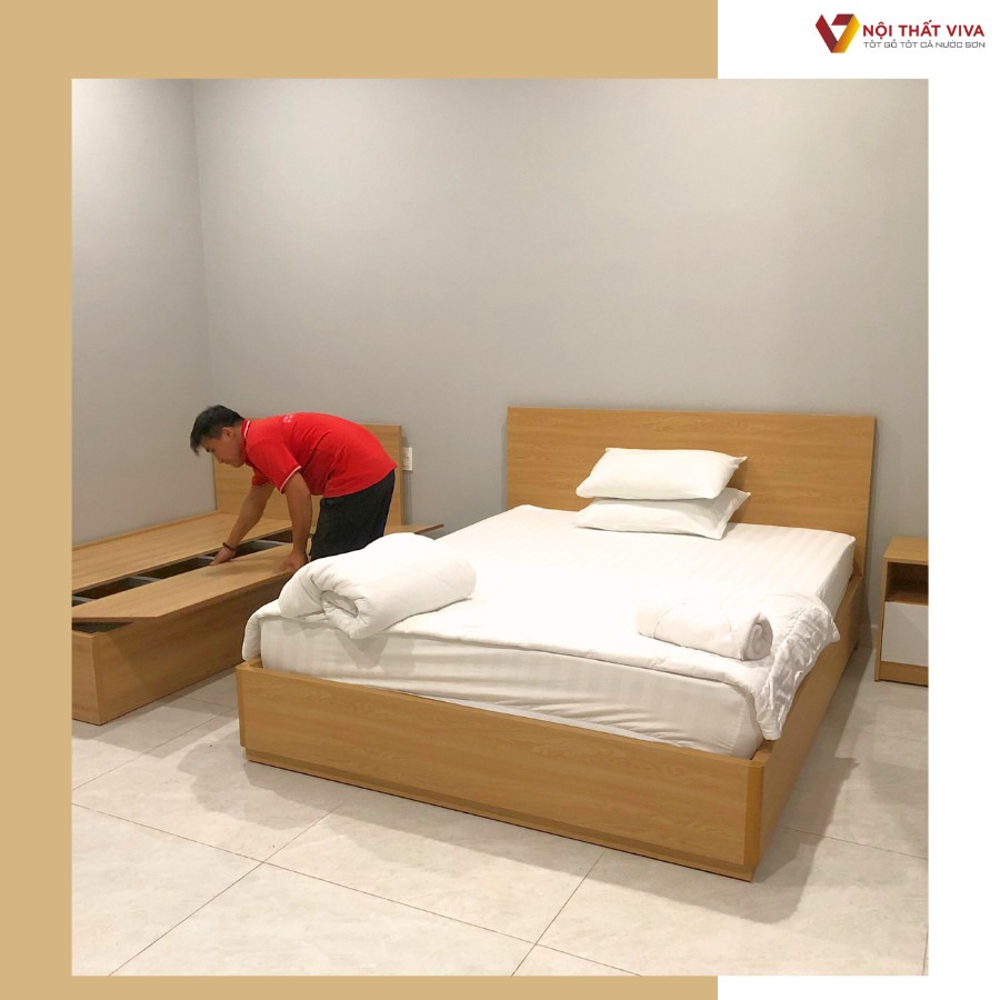 Giường hộp gỗ giá bao nhiêu? Xem ngay những mẫu đẹp, tiện nghi nhất