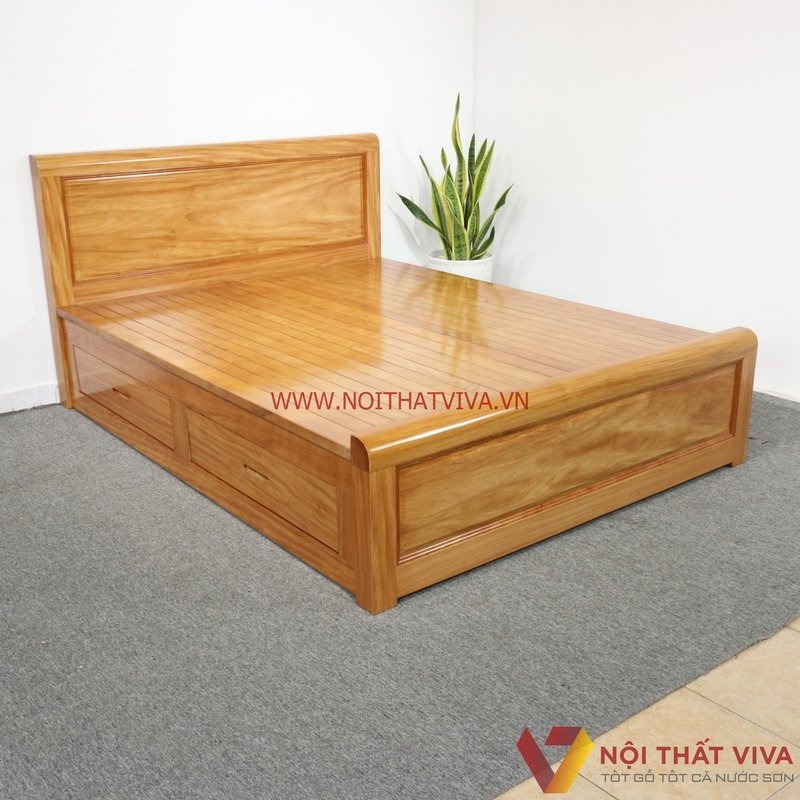 Giường hộp gỗ giá bao nhiêu? Xem ngay những mẫu đẹp, tiện nghi nhất