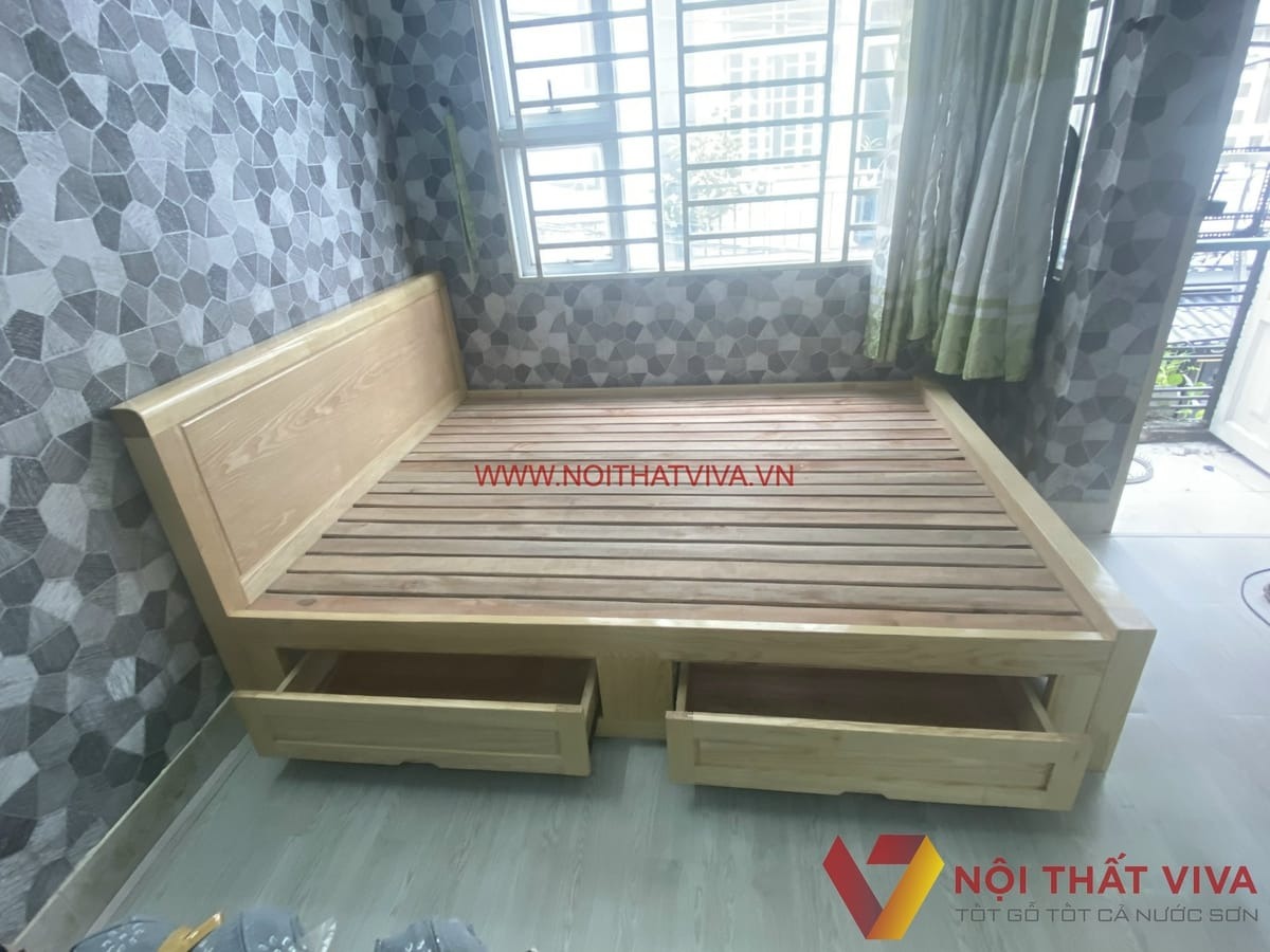 Giường hộp ngăn kéo: những mẫu hot & kích thước chuẩn bạn nên biết 