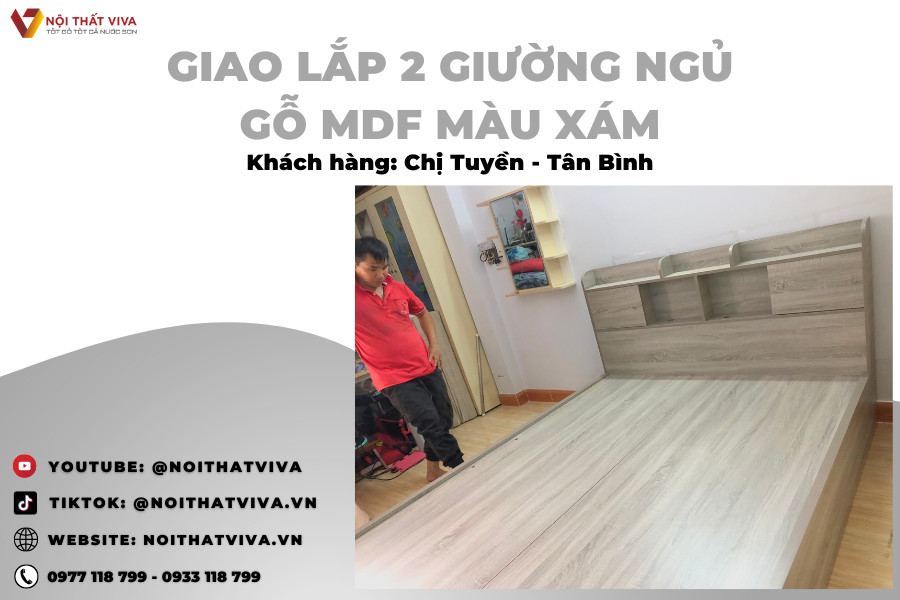 Giường Mdf Phủ Melamine Sự Lựa Chọn Hoàn Hảo Cho Không Gian Hiện Đại