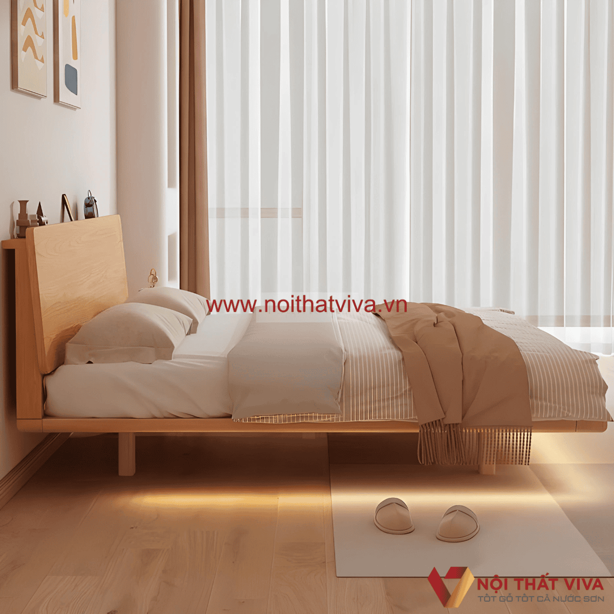 Giường ngủ gỗ c&oacute; ngăn k&eacute;o &ndash; Ph&acirc;n t&iacute;ch chi tiết ưu, nhược điểm v&agrave; b&aacute;o gi&aacute;