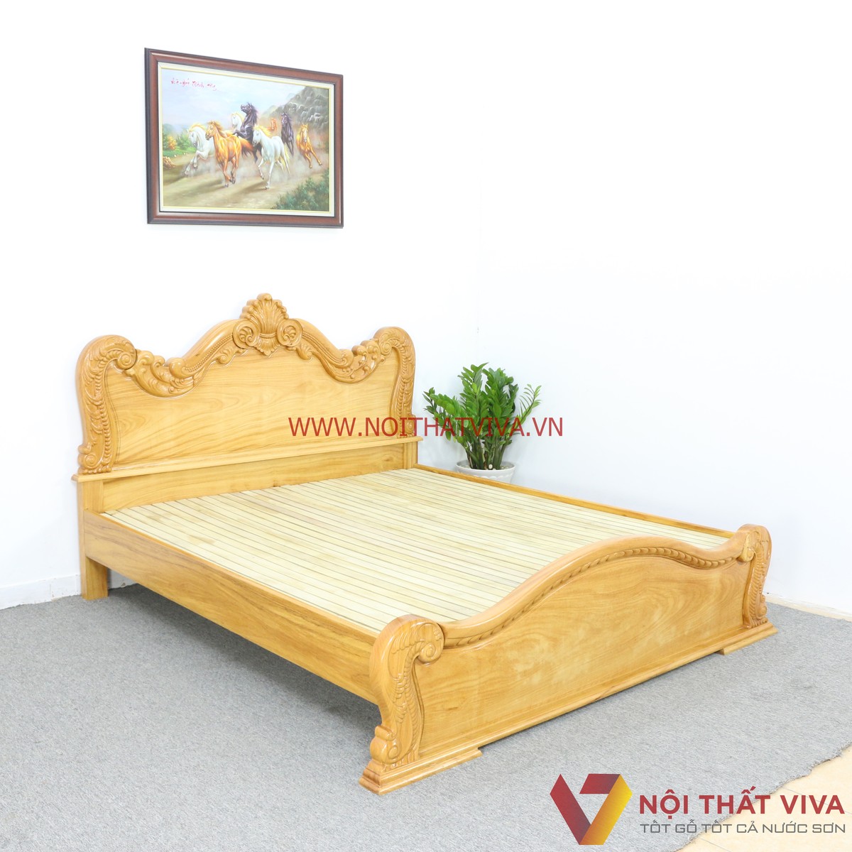 Giường ngủ gỗ gõ đỏ tân cổ điển tại TP.HCM là một sản phẩm nội thất đẹp và sang trọng với thiết kế cổ điển nhưng vẫn tối ưu hóa tính năng. Sự kết hợp giữa chất liệu gỗ cao cấp và thiết kế tinh tế tạo nên không gian ngủ ấm cúng và sang trọng. Hãy quay lại hình ảnh để đắm mình trong không gian đẹp đẽ của giường ngủ này.