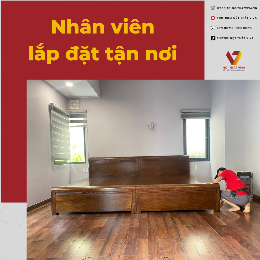 Giường ngủ gỗ óc chó giá bao nhiêu? Tư vấn chọn mẫu đẹp, sang trọng