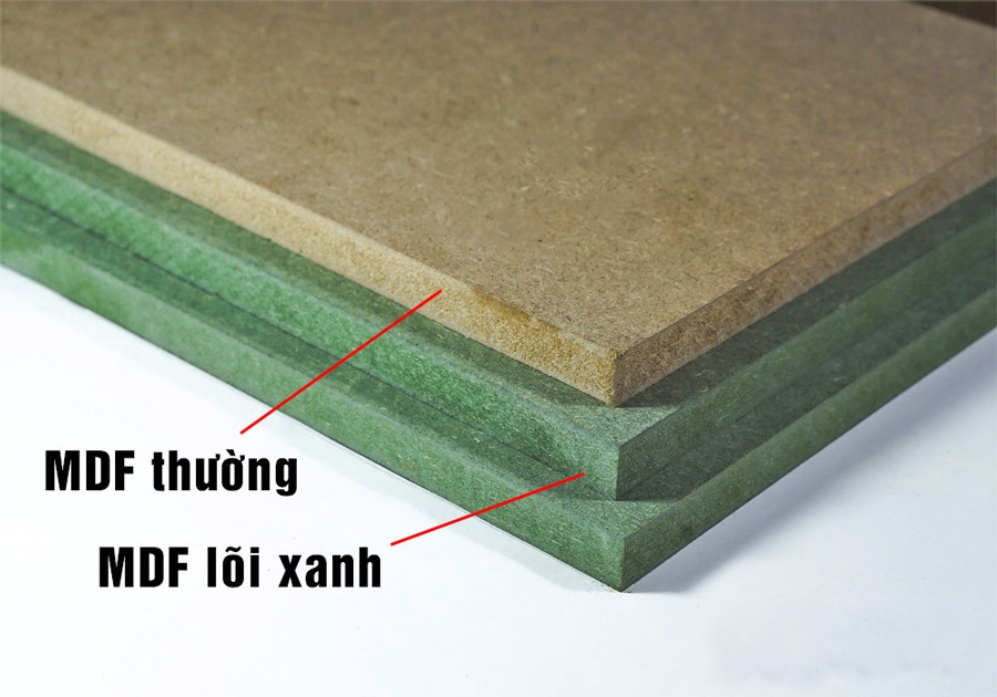 Gỗ MDF lõi xanh: ưu, nhược điểm và ứng dụng trong nội thất 