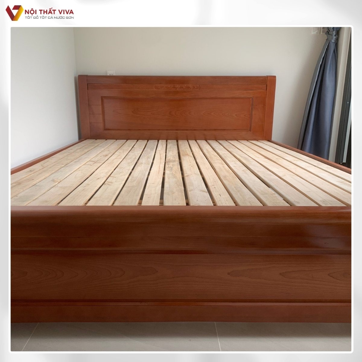 Gợi ý 10 mẫu giường gỗ xoan đào đáng mua nhất hiện nay