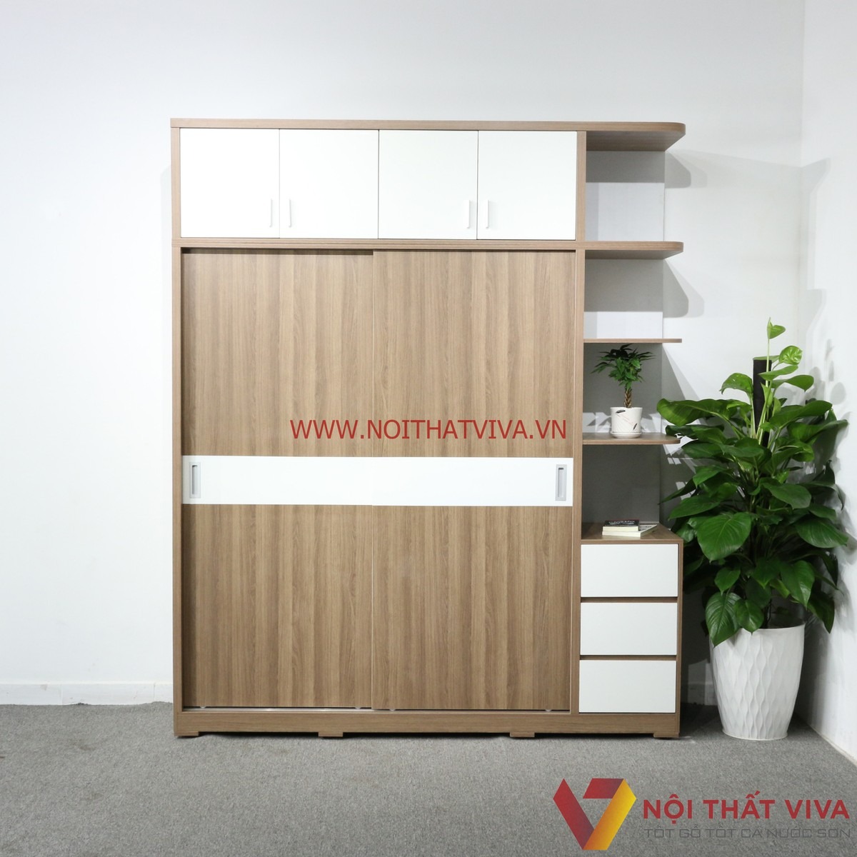 Gợi ý 4+ mẫu tủ kịch trần 3m thiết kế tối ưu không gian phòng ngủ 