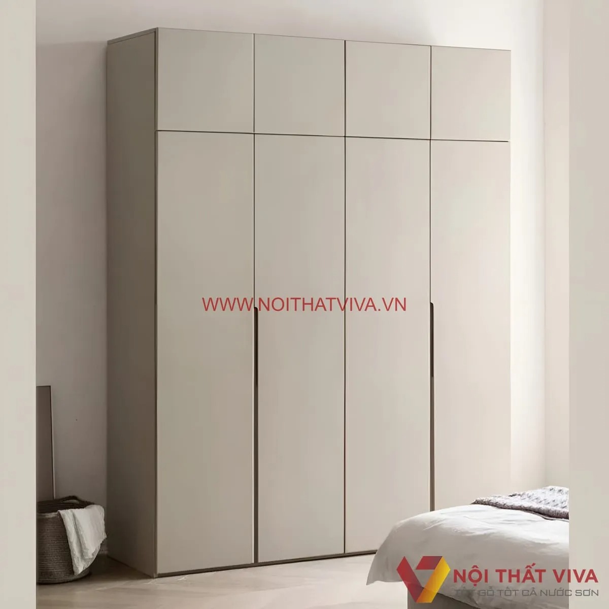 Gợi ý 4+ mẫu tủ kịch trần 3m thiết kế tối ưu không gian phòng ngủ 