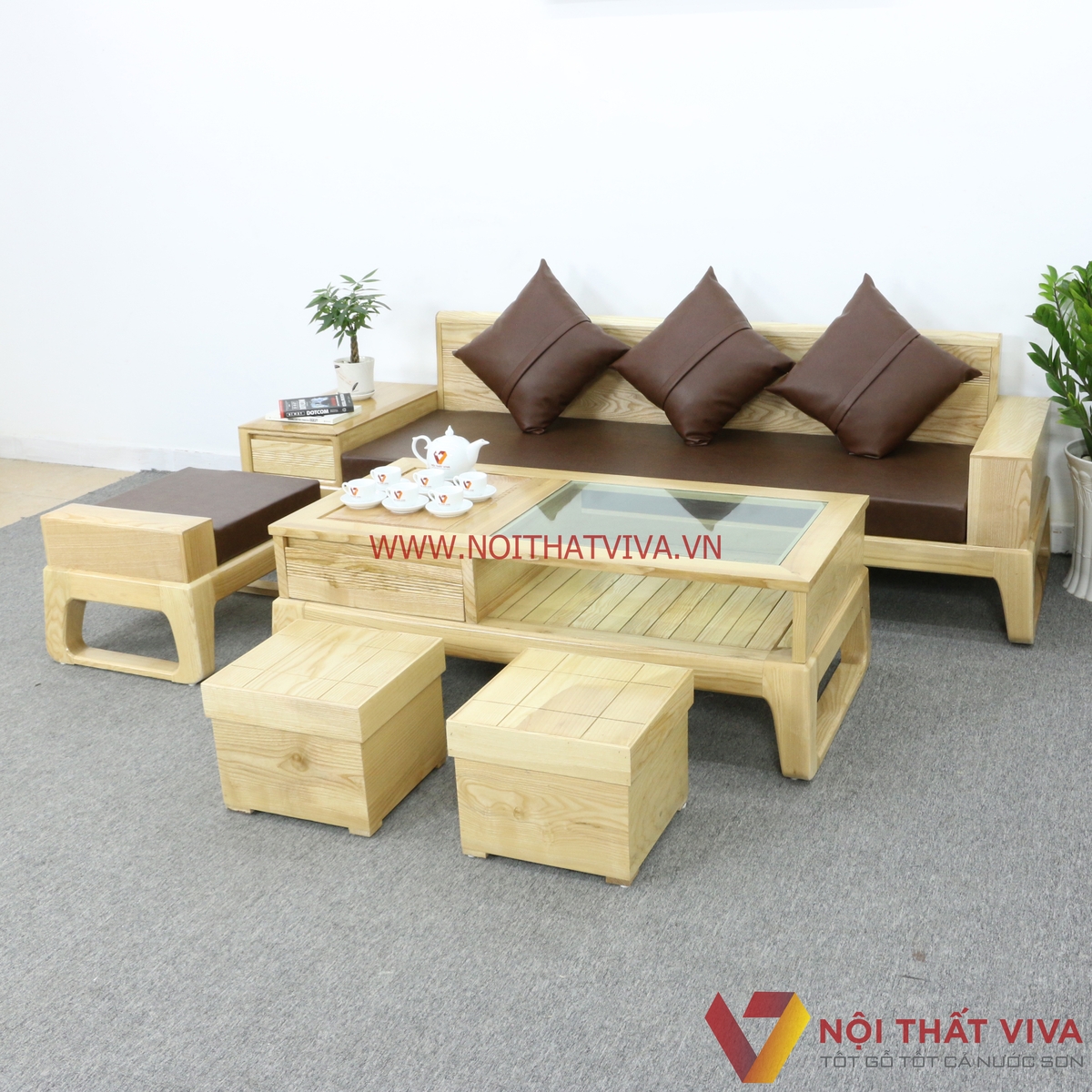 Hé lộ vì sao bộ sofa gỗ Sồi Nga luôn thuộc TOP sofa gỗ được yêu thích