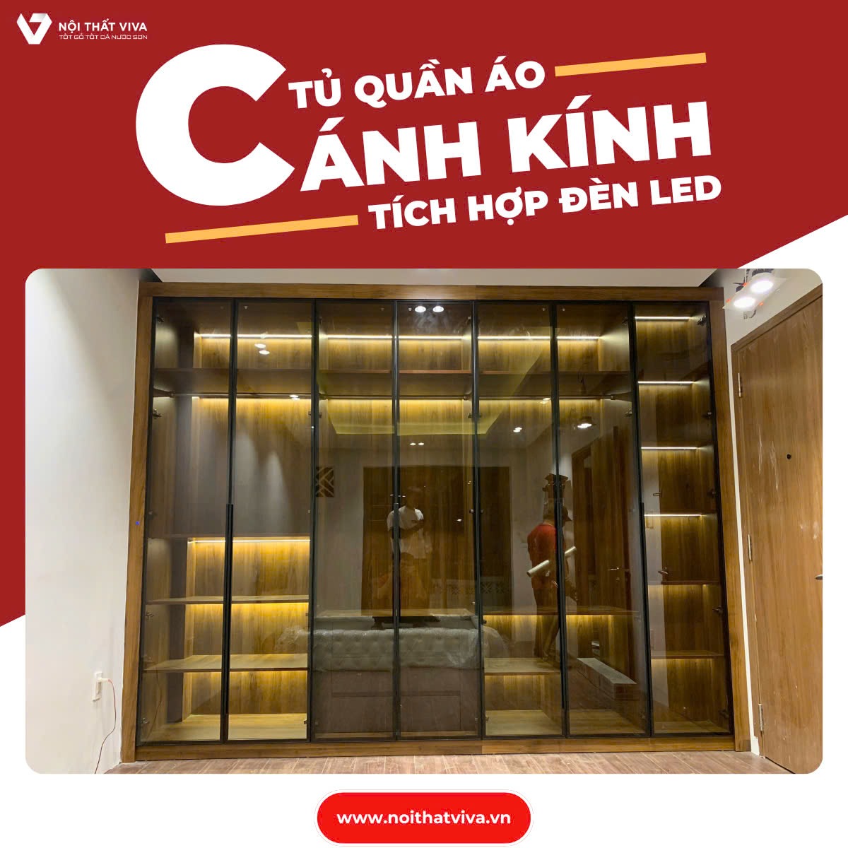 [HOT] Kích thước tủ quần áo âm tường chuẩn và những mẫu đẹp nhất
