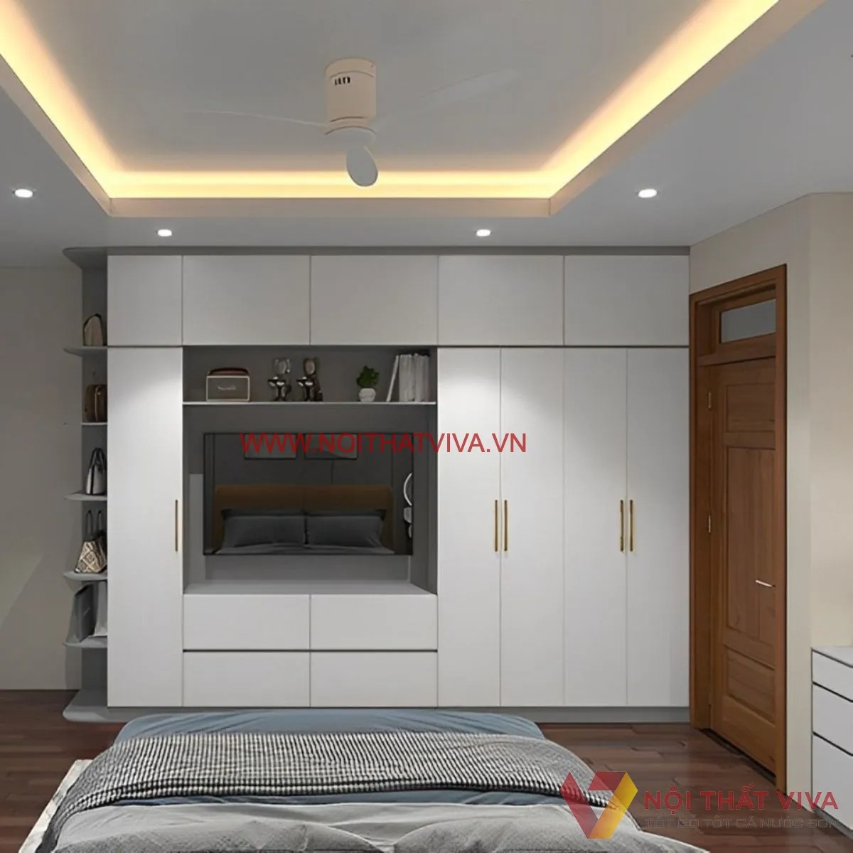 [HOT] Kích thước tủ quần áo âm tường chuẩn và những mẫu đẹp nhất