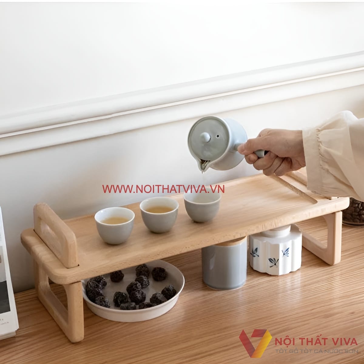 Kệ Để Bàn Làm Việc Văn Phòng Gỗ Tự Nhiên Chất Lượng Bền Bỉ