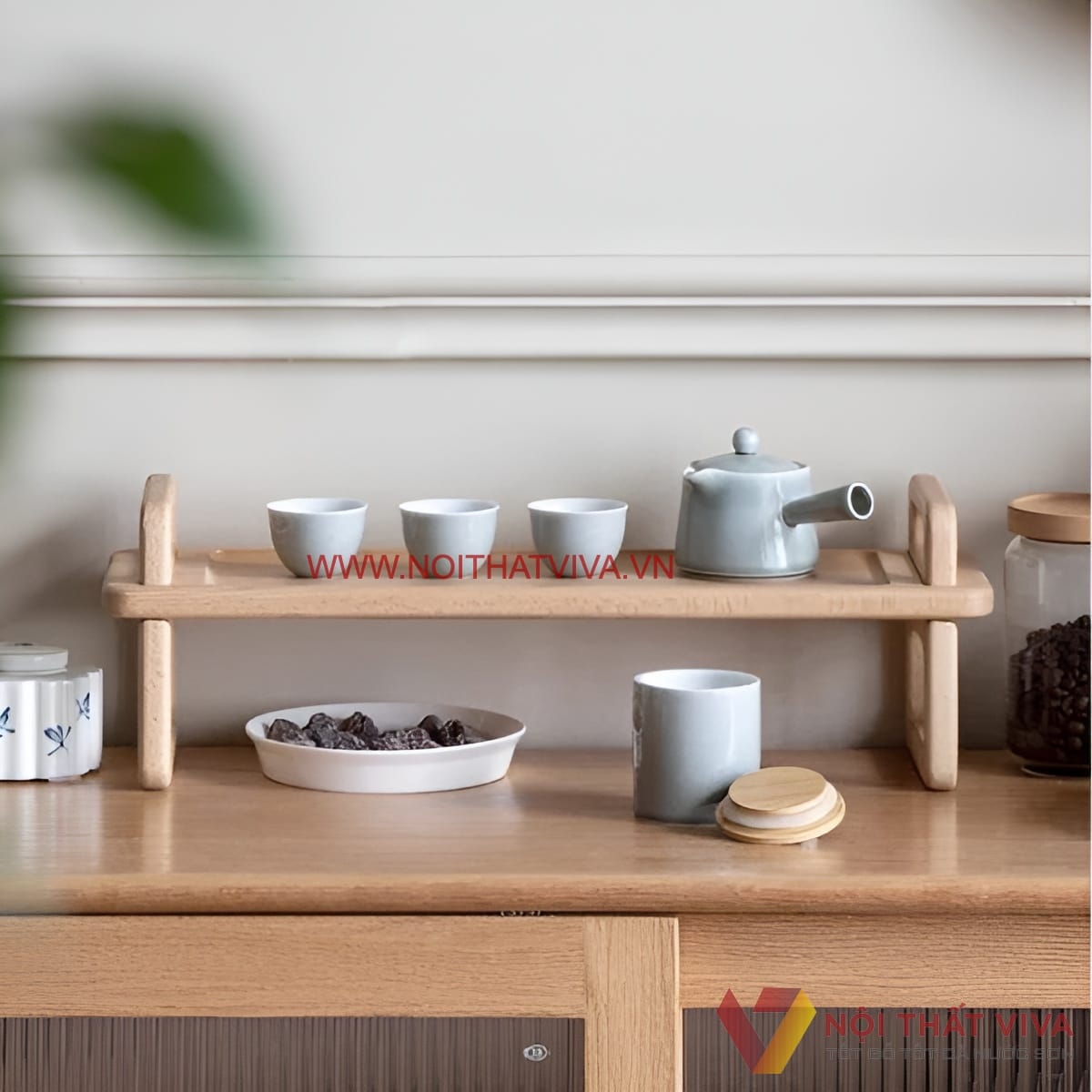 Kệ Để Bàn Làm Việc Văn Phòng Gỗ Tự Nhiên Chất Lượng Bền Bỉ