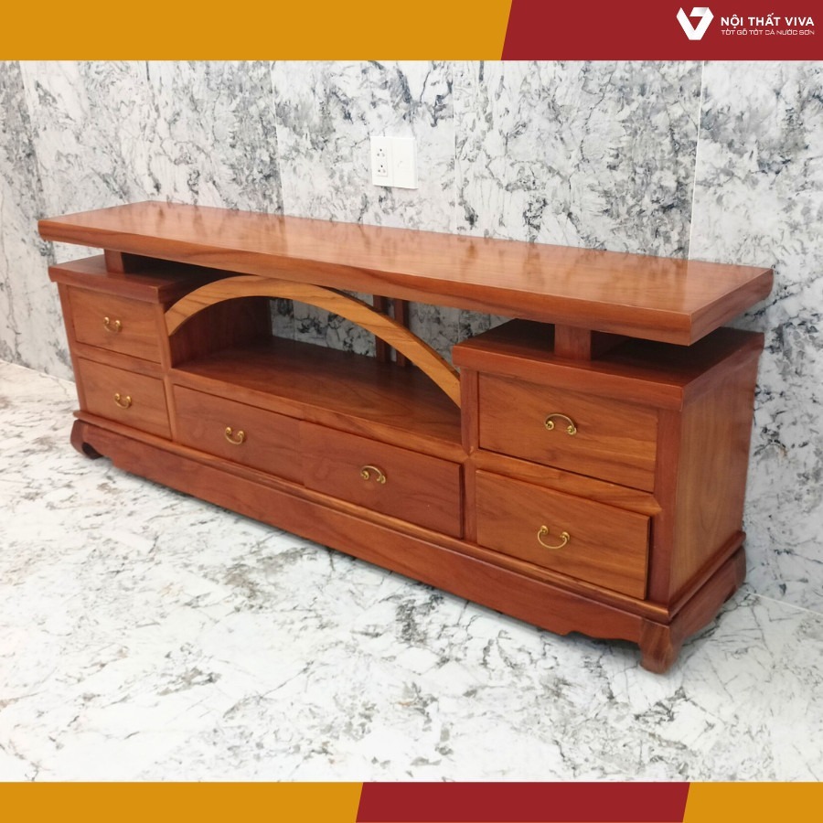Kệ tivi gỗ tự nhi&ecirc;n hiện đại c&oacute; những ưu điểm g&igrave; nổi bật?