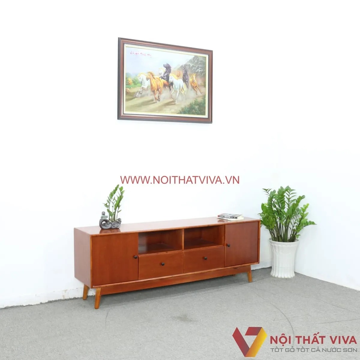 Kệ tivi gỗ tự nhi&ecirc;n hiện đại c&oacute; những ưu điểm g&igrave; nổi bật?