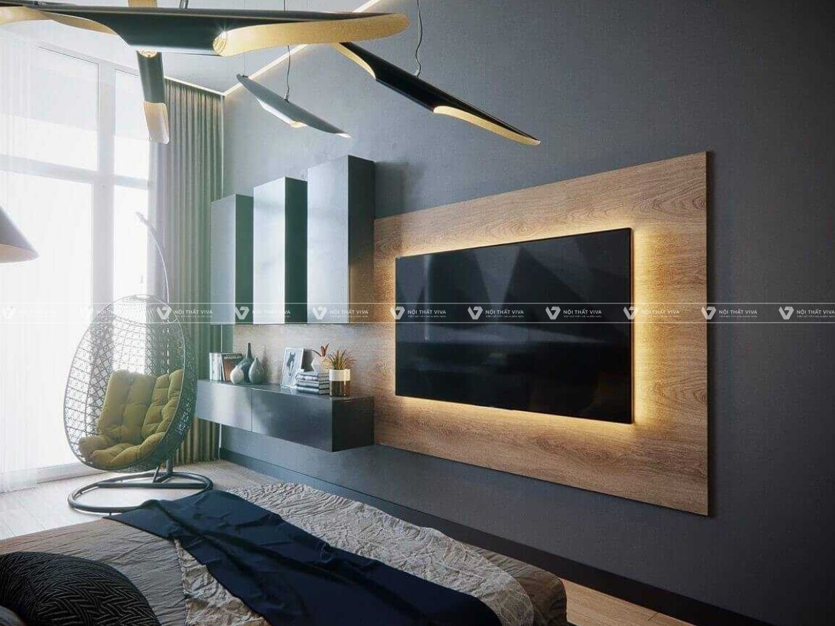 Kệ tivi phòng ngủ nào đẹp? Cách bố trí hợp lý và các mẫu dẫn đầu xu hướng