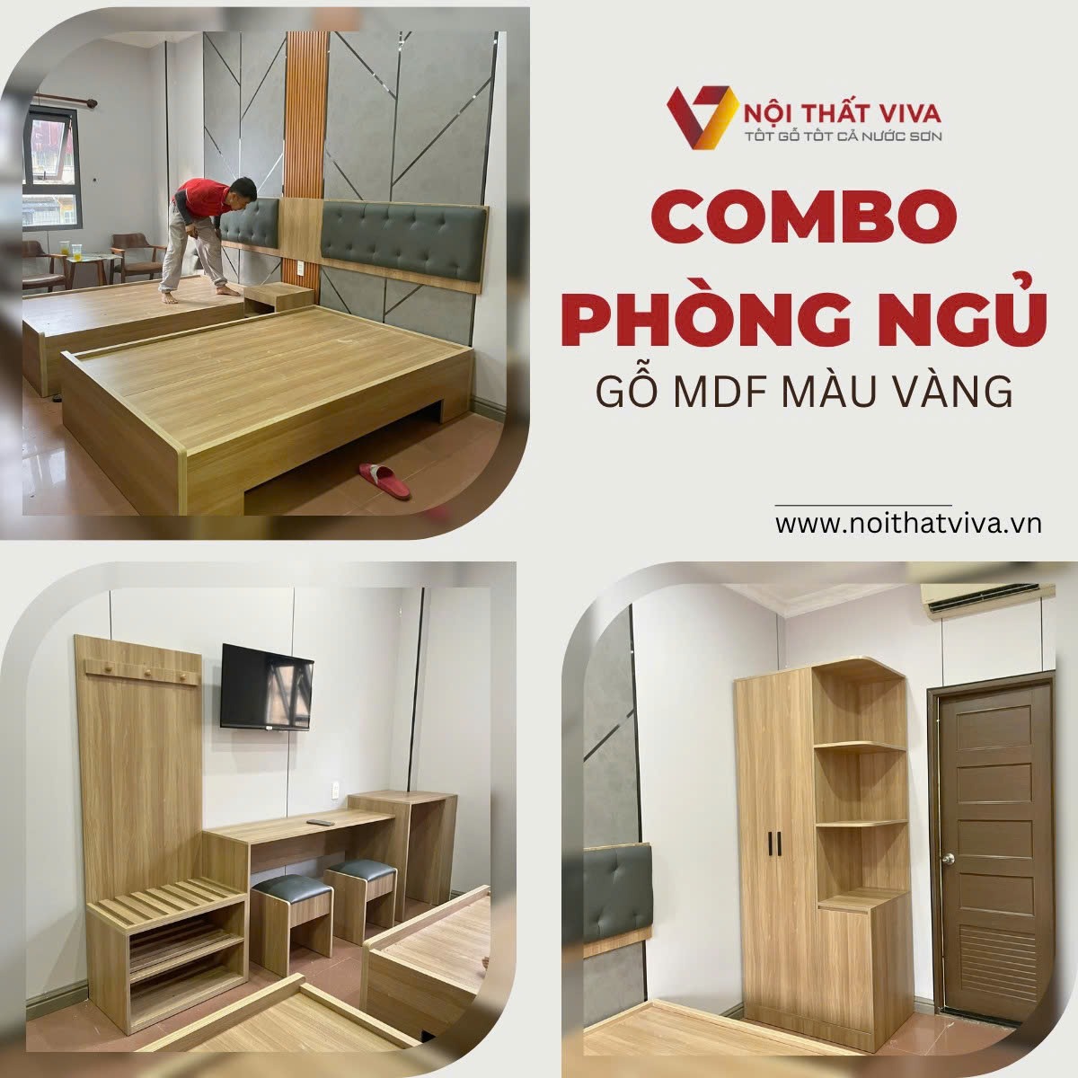 Khám phá các mẫu combo nội thất phòng ngủ nhỏ đáng đầu tư cho căn hộ