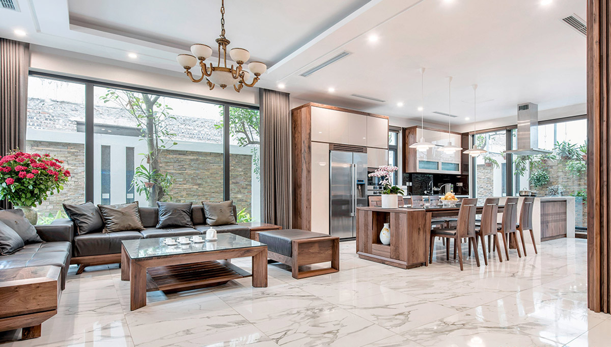 Kh&aacute;m ph&aacute; những mẫu ghế sofa gỗ &oacute;c ch&oacute; đẹp, khiến ph&ograve;ng kh&aacute;ch th&ecirc;m đẳng cấp   