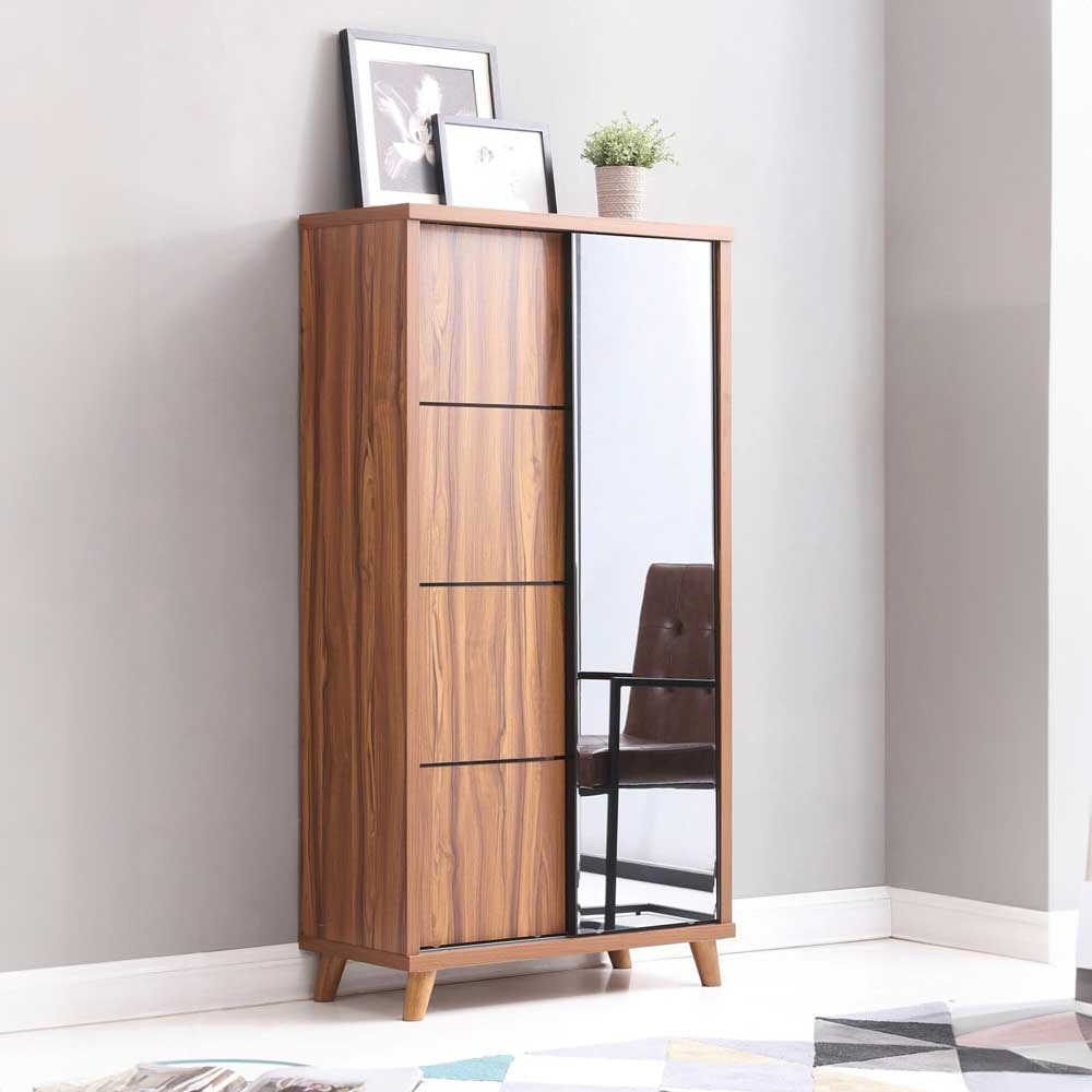 Khám phá tủ giày gỗ óc chó cao cấp đẹp, tiện nghi, sang trọng 