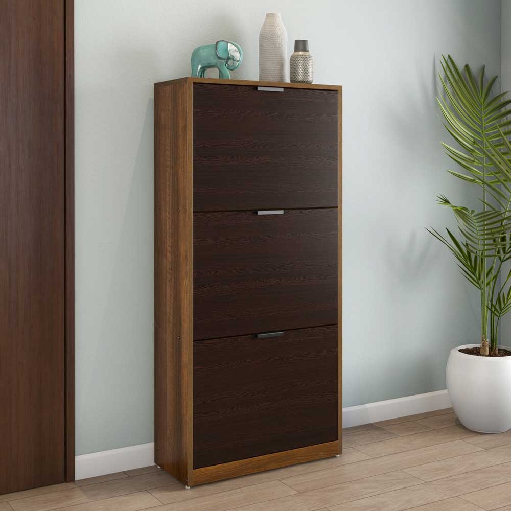 Khám phá tủ giày gỗ óc chó cao cấp đẹp, tiện nghi, sang trọng 