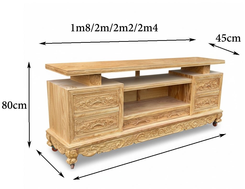 K&iacute;ch thước kệ tivi chuẩn l&agrave; bao nhi&ecirc;u? C&aacute;ch chọn ph&ugrave; hợp từng kh&ocirc;ng gian