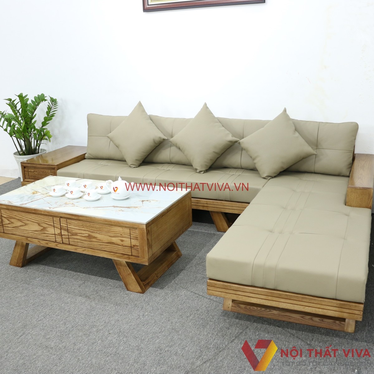 K&iacute;ch thước sofa gỗ chữ L chuẩn phổ biến hiện nay, bạn n&ecirc;n biết trước khi mua  