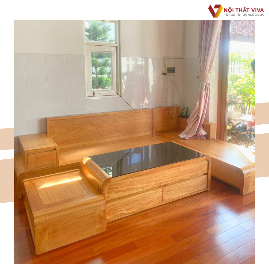 K&iacute;ch thước sofa gỗ chữ L chuẩn phổ biến hiện nay, bạn n&ecirc;n biết trước khi mua  