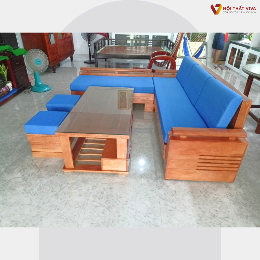 K&iacute;ch thước sofa gỗ chữ L chuẩn phổ biến hiện nay, bạn n&ecirc;n biết trước khi mua  