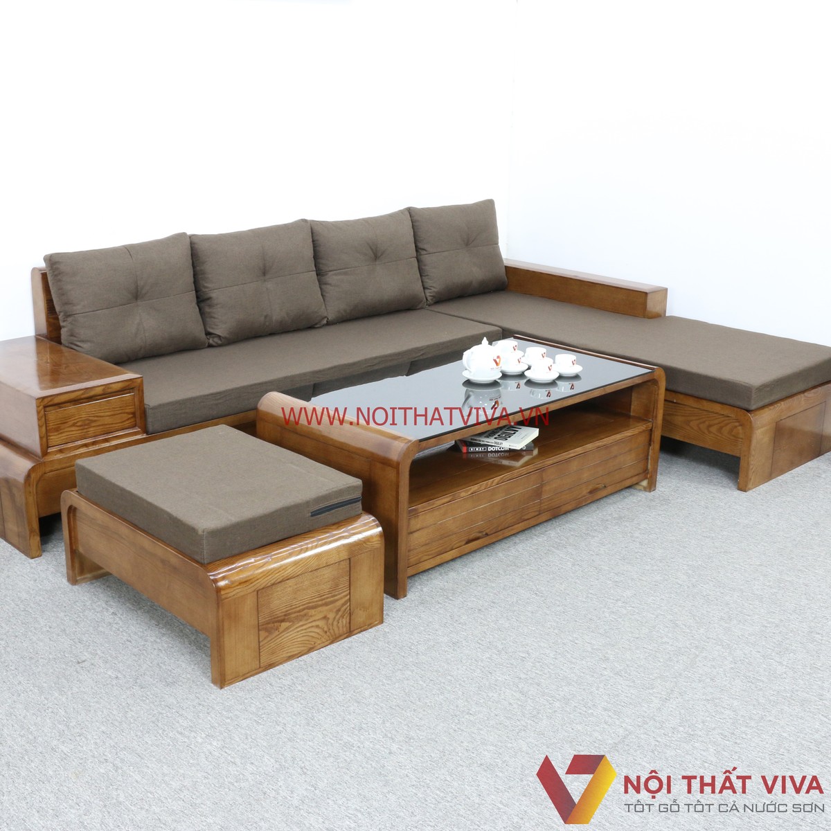 K&iacute;ch thước sofa gỗ chữ L chuẩn phổ biến hiện nay, bạn n&ecirc;n biết trước khi mua  