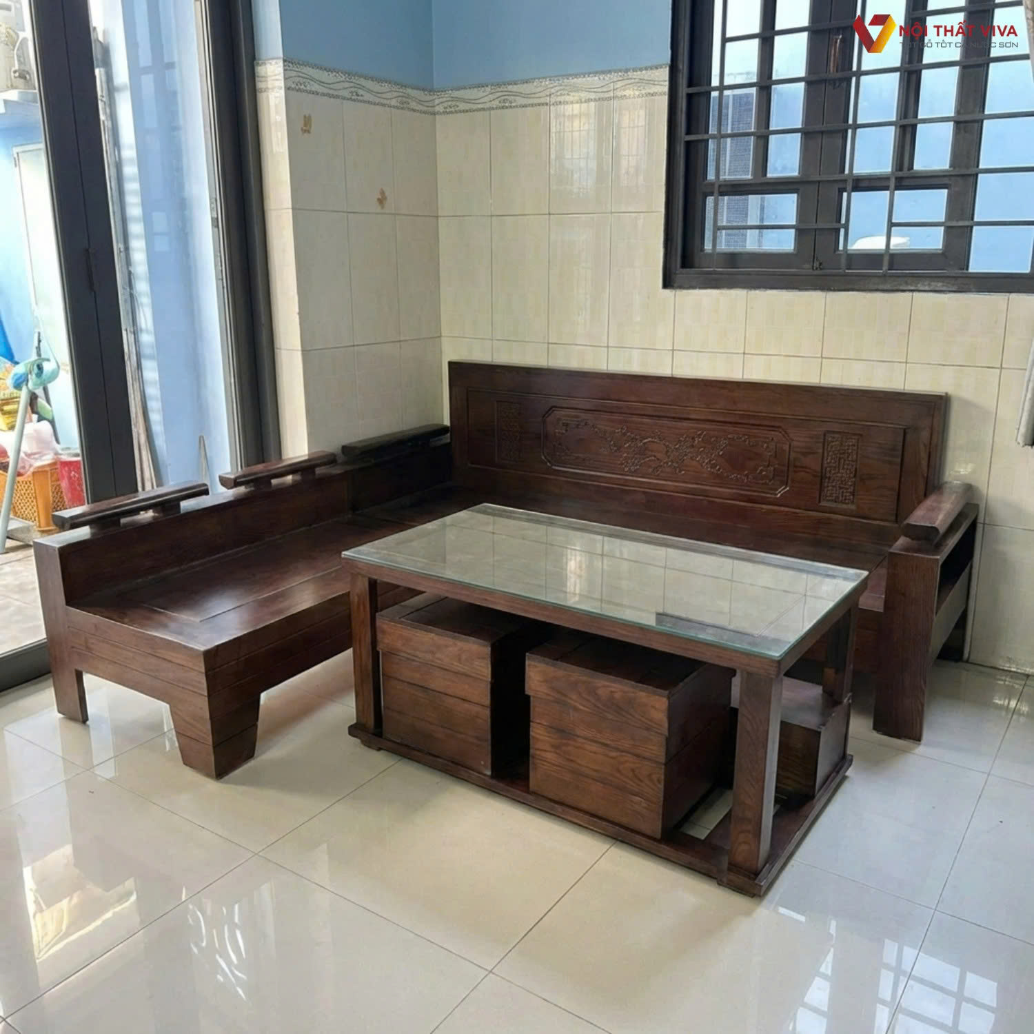 K&iacute;ch thước sofa gỗ chữ L chuẩn phổ biến hiện nay, bạn n&ecirc;n biết trước khi mua  