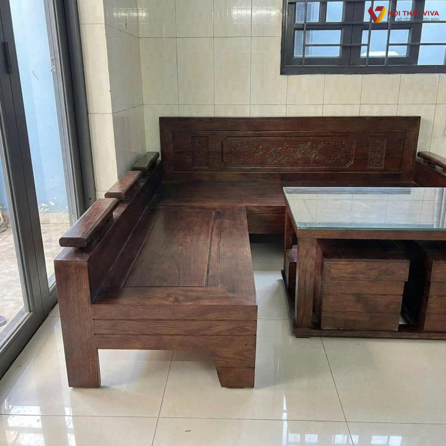 K&iacute;ch thước sofa gỗ chữ L chuẩn phổ biến hiện nay, bạn n&ecirc;n biết trước khi mua  