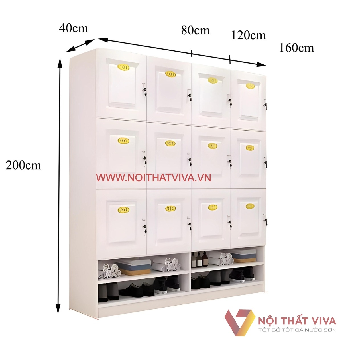 K&iacute;ch thước tủ locker bao nhi&ecirc;u l&agrave; ph&ugrave; hợp? Hướng dẫn chi tiết từ a&ndash;z