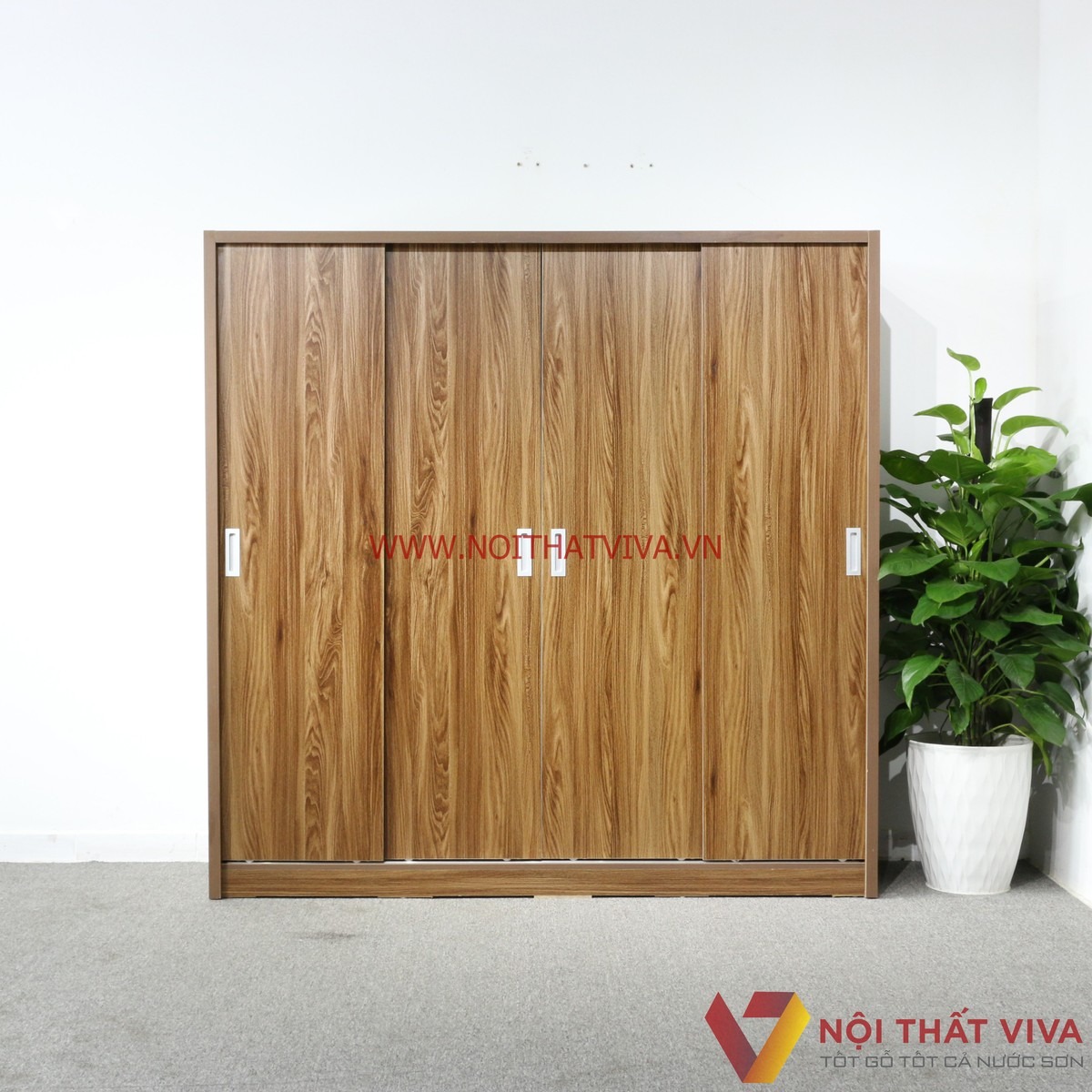 Kích thước tủ quần áo 4 ngăn chuẩn xác, cho phòng ngủ thêm sang