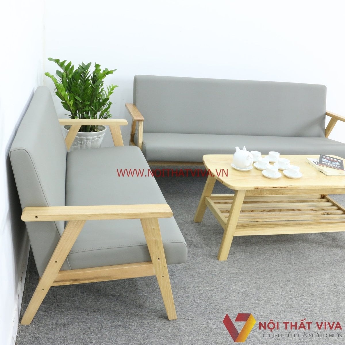 C&aacute;c mẫu bộ ghế sofa gỗ Sồi đẹp, phổ biến, c&aacute;ch chọn v&agrave; bảo quản