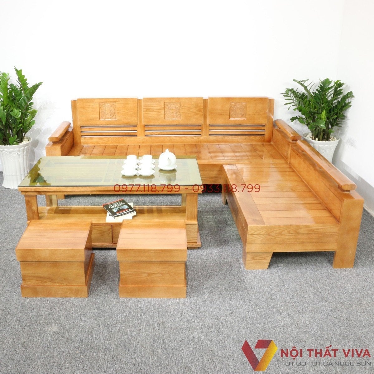 C&aacute;c mẫu bộ ghế sofa gỗ Sồi đẹp, phổ biến, c&aacute;ch chọn v&agrave; bảo quản