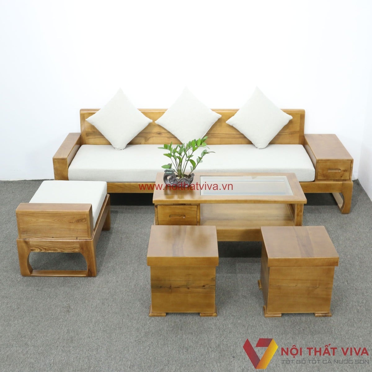 C&aacute;c mẫu bộ ghế sofa gỗ Sồi đẹp, phổ biến, c&aacute;ch chọn v&agrave; bảo quản