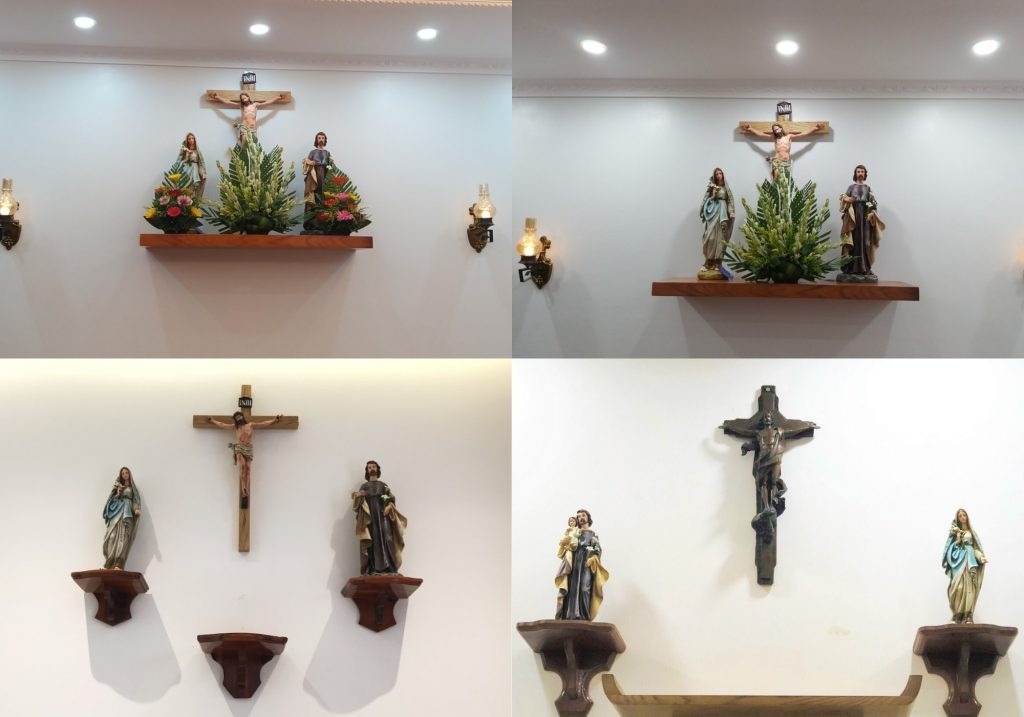 Lưu ngay 7+ mẫu bàn thờ treo tường Công Giáo đẹp, được ưa chuộng nhất