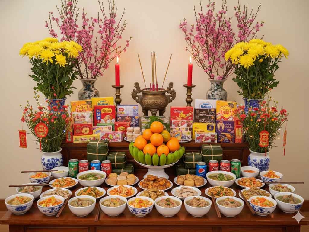 M&acirc;m c&uacute;ng giao thừa trong nh&agrave; kh&aacute;c g&igrave; ngo&agrave;i trời? C&aacute;ch c&uacute;ng đ&uacute;ng truyền thống