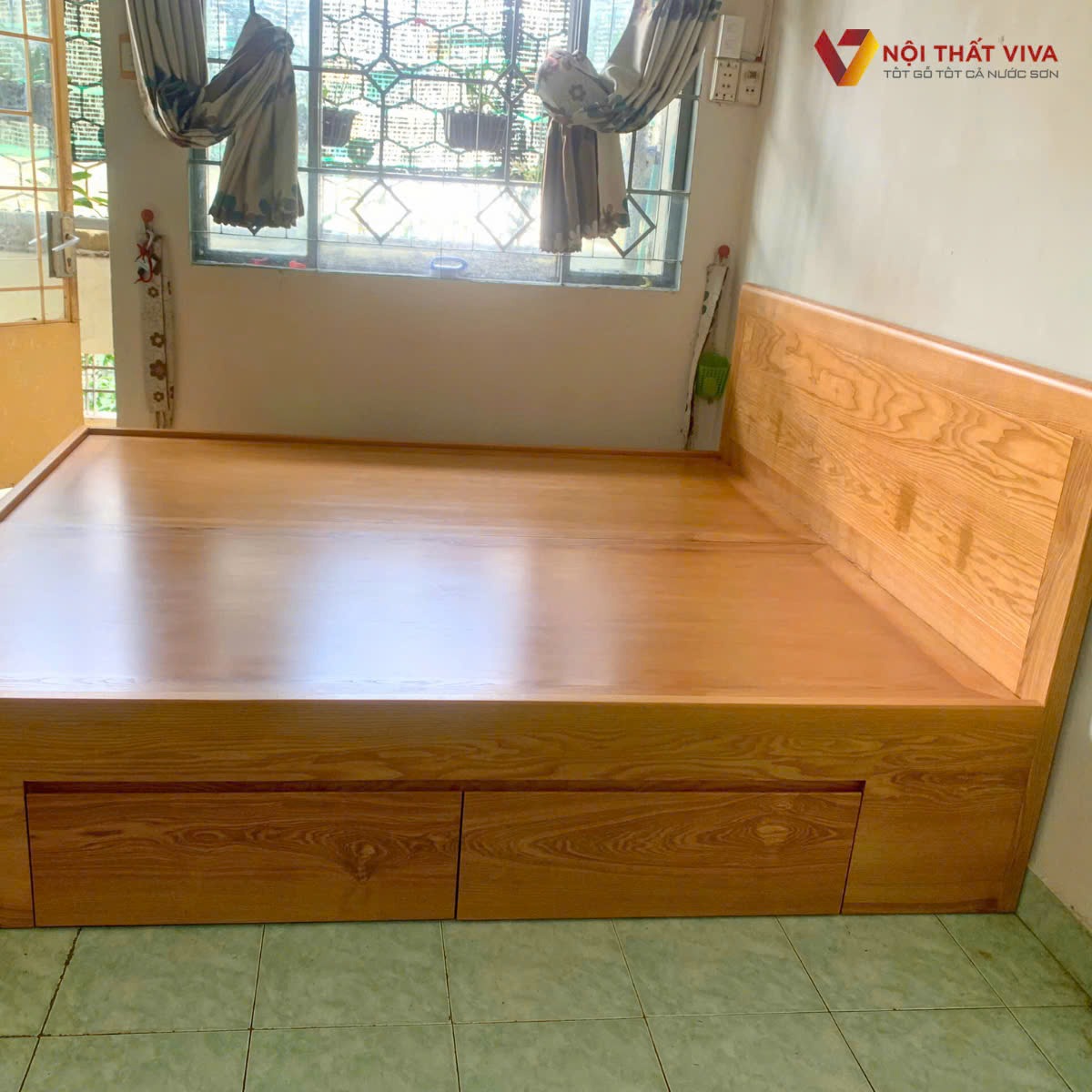 Mẫu giường ngủ đẹp hiện đại, thiết kế chuẩn xu hướng chỉ có tại Viva