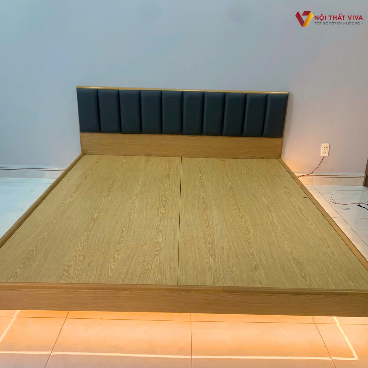 Mẫu giường ngủ đẹp hiện đại, thiết kế chuẩn xu hướng chỉ có tại Viva