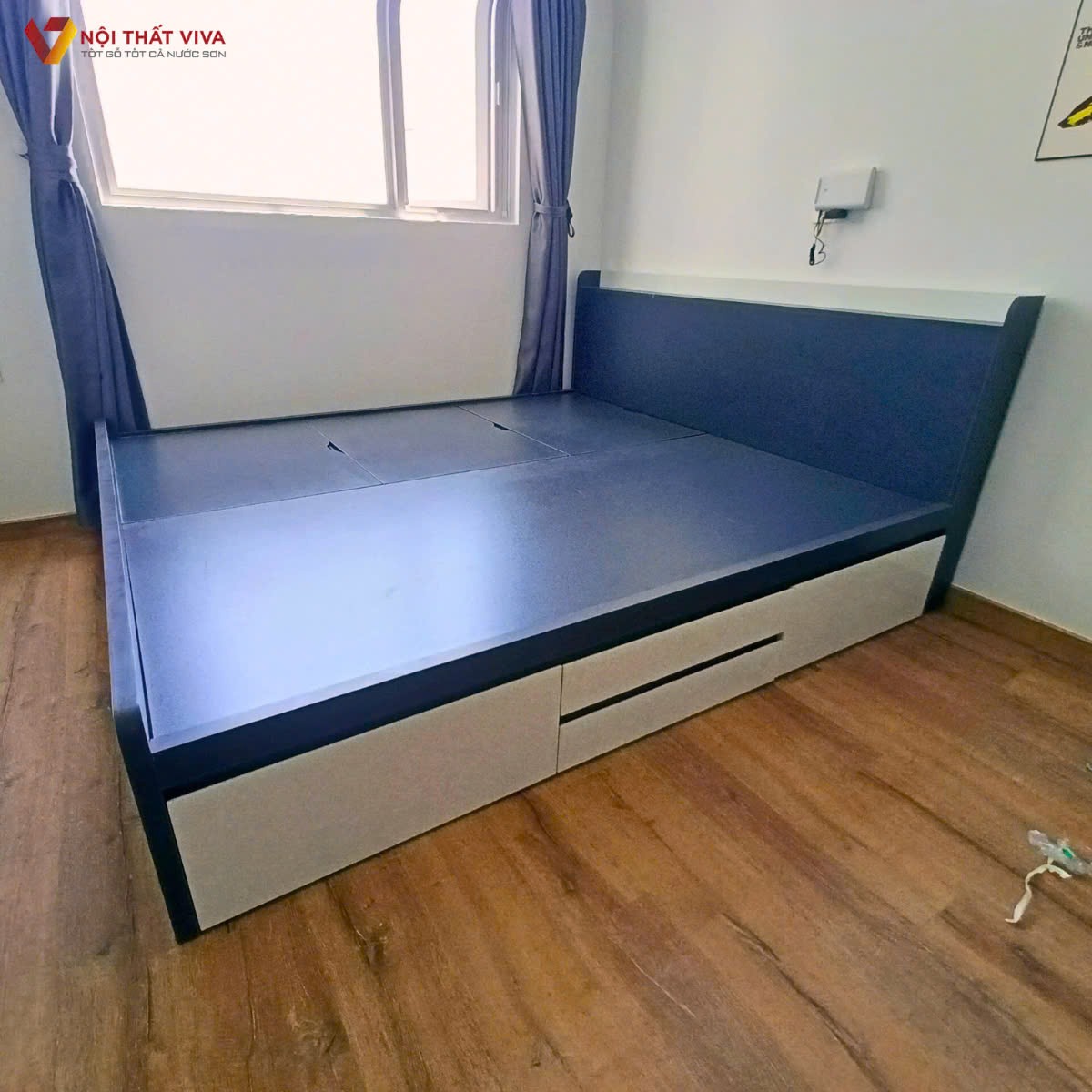 Mẫu giường ngủ đẹp hiện đại, thiết kế chuẩn xu hướng chỉ có tại Viva