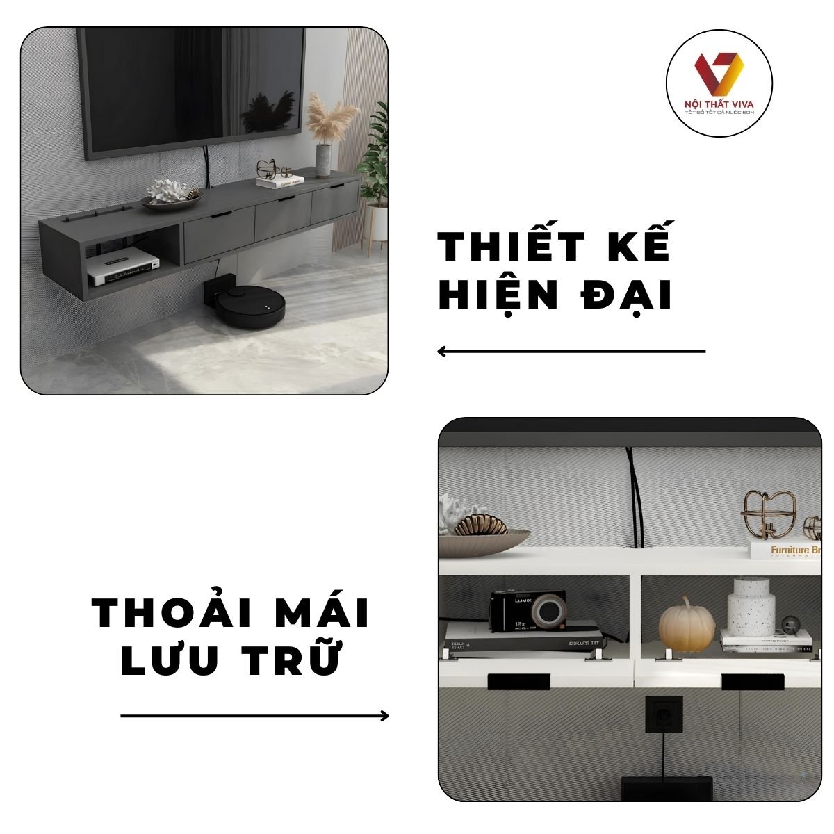 Mẫu Kệ Tivi Treo Tường Đẹp Kiểu Dáng Nhỏ Giá Rẻ Hợp Lý